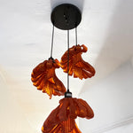 Arise Hardwired Cluster, 3 shades, installed in a hallway