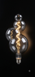 Gourd-Smoke Glass LED Bulb — E26 Dimmable
