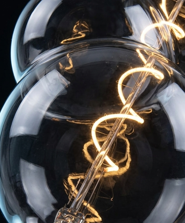 Smoke Bubbles LED Bulb — Oversized Vintage Edison Decorative Bulb, E26 Dimmable, 4W 3000K Warm White