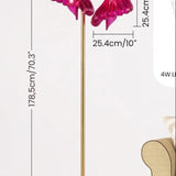Arise Arbor Floor Lamp dimensions — 70.3in tall, 9.8in base, 10in shades, 68in cord
