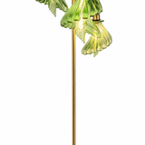 Arise Arbor Floor Lamp, gold base with three green shades